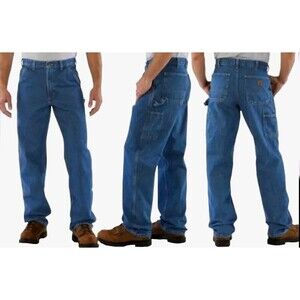 Carhartt Men’s 46x32 Carpenter  Original  Dungaree Fit Straight Leg
